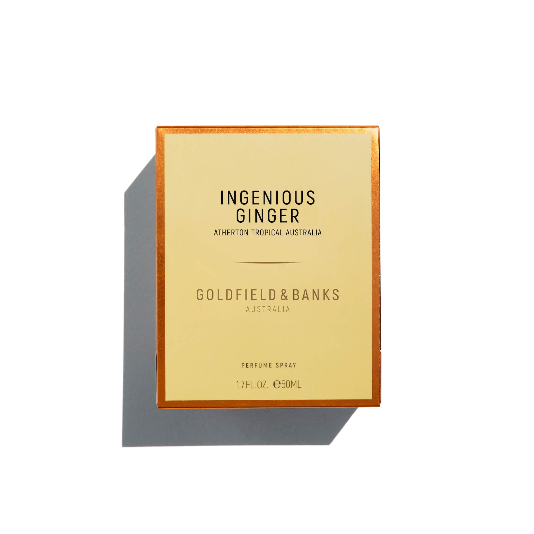 Ingenious Ginger 50ml - Goldfield & Banks Australia - Eau de Parfum Box